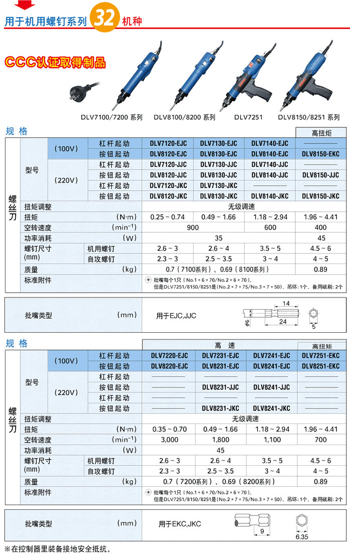 DELVO電動(dòng)螺絲刀DLV7300/5700系列